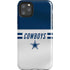 NFL Dallas Cowboys White Striped iPhone Cases